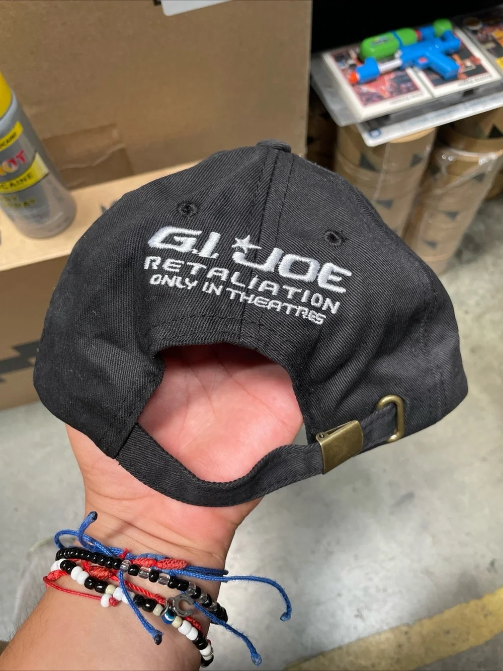 G.I.Joe: Retaliation 2012 Promotional Hat Cap Rare Dwayne “The Rock” Johnson